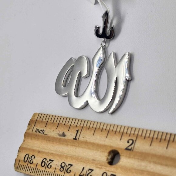 Elegant 925 Sterling Silver Allah Necklace Charm – Spiritual Jewelry - Picture 4 of 4